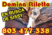 Domina Stiletto, en busca de una sissy muy sumisa, putita y pajillera. Femdom telefónico real.