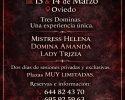 Encuentro femdom excepcional OVIEDO 13/14 Marzo